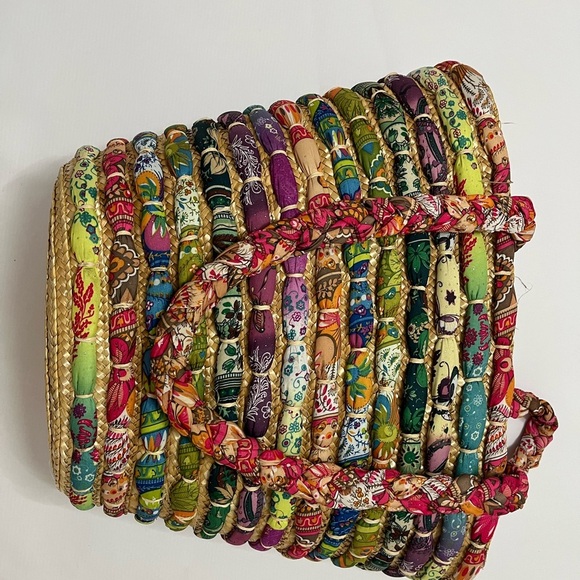 Cappelli Straworld - Large woven fabric bucket tote bag - Picture 12 of 14